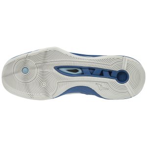 Mizuno Wave Momentum Παπουτσια Βολλευ Γυναικεια - Ασπρα/Μπλε